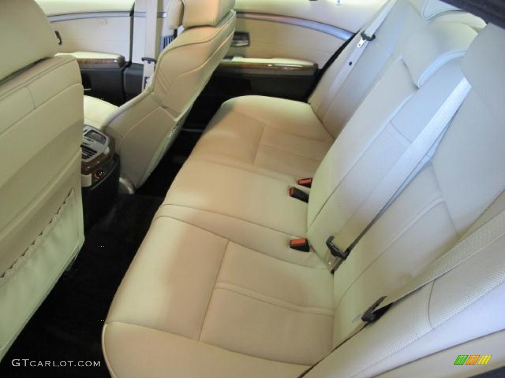 2008 7 Series 750i Sedan - Michigan Blue Metallic / Cream Beige photo #19