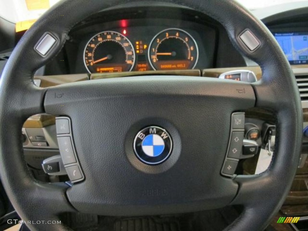 2008 7 Series 750i Sedan - Michigan Blue Metallic / Cream Beige photo #26