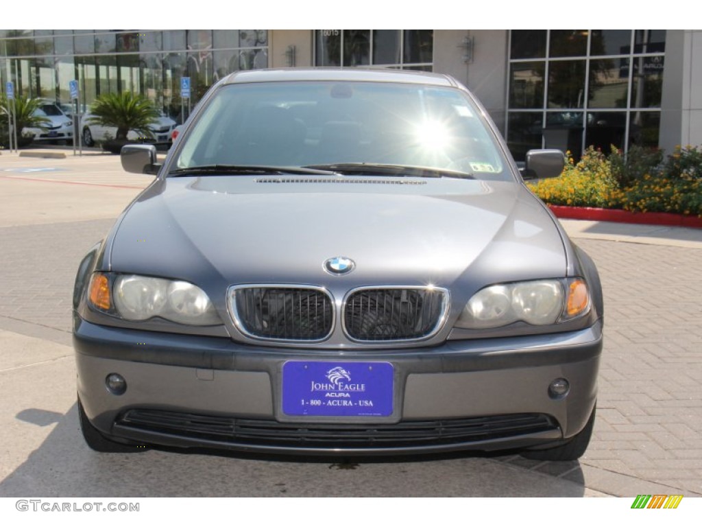 2003 3 Series 325xi Sedan - Steel Grey Metallic / Black photo #3