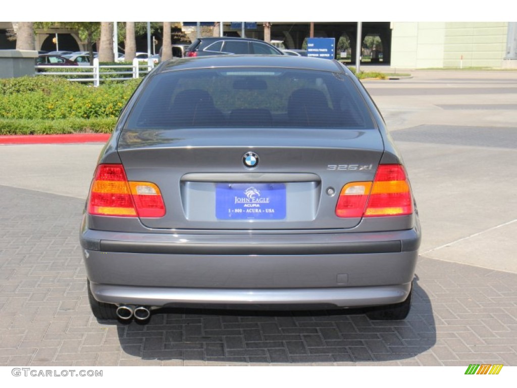 2003 3 Series 325xi Sedan - Steel Grey Metallic / Black photo #4