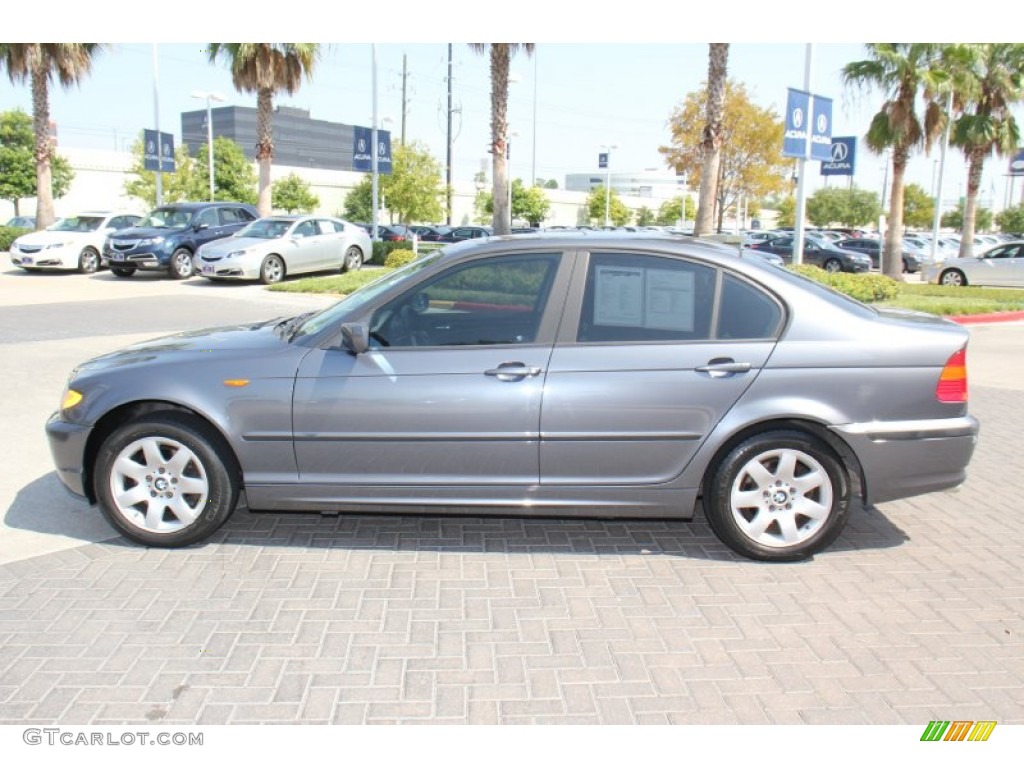 2003 3 Series 325xi Sedan - Steel Grey Metallic / Black photo #5