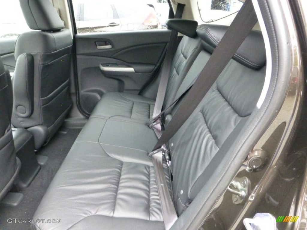Black Interior 2013 Honda CR-V EX-L AWD Photo #71592447