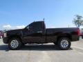 2008 Dark Cherry Metallic Chevrolet Silverado 1500 Work Truck Regular Cab  photo #4