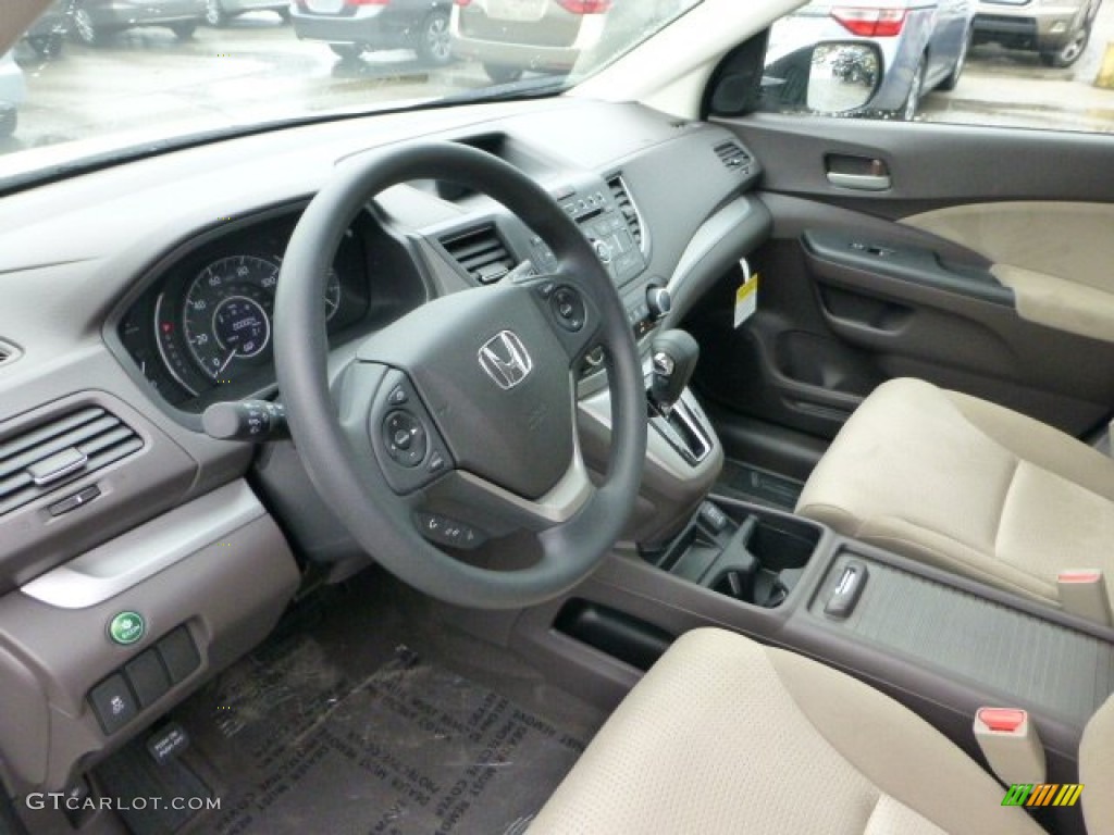 Beige Interior 2013 Honda Cr V Ex Awd Photo 71592984