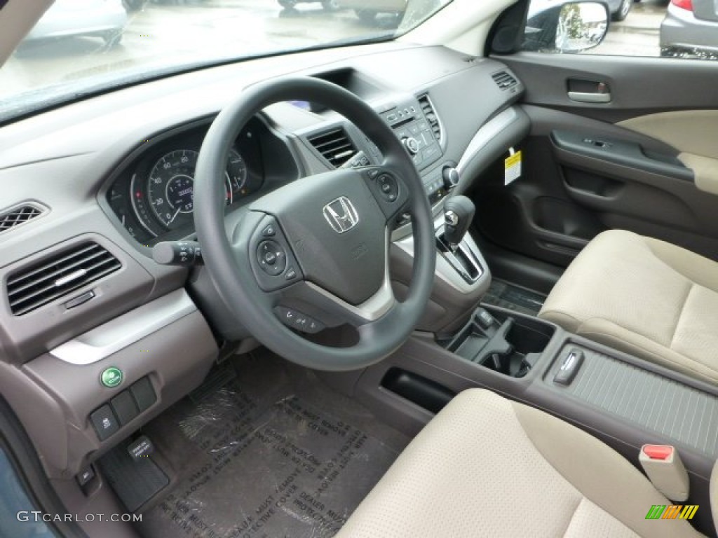 Beige Interior 2013 Honda CR-V EX AWD Photo #71593827