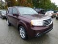 2013 Dark Cherry Pearl Honda Pilot EX-L 4WD  photo #6