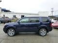 2013 Obsidian Blue Pearl Honda Pilot EX-L 4WD  photo #1