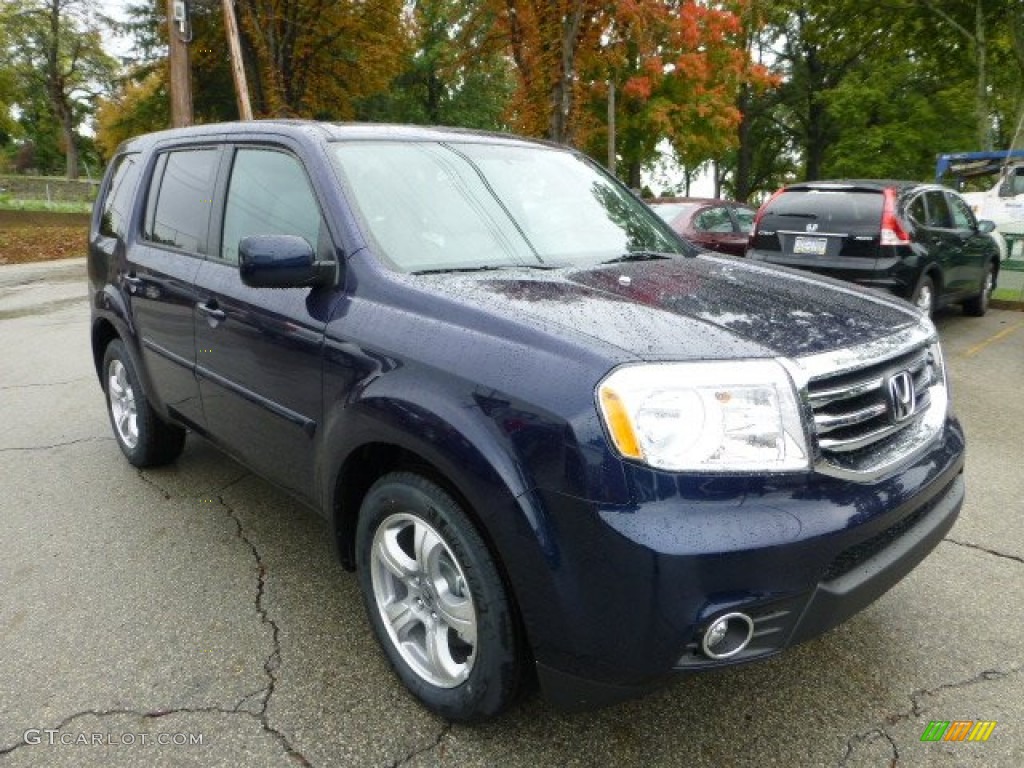 Obsidian Blue Pearl 2013 Honda Pilot EX-L 4WD Exterior Photo #71594248