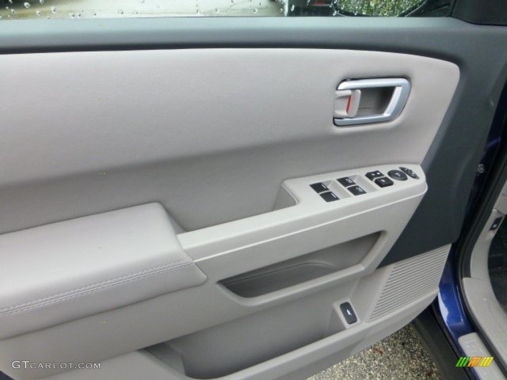 2013 Honda Pilot EX-L 4WD Gray Door Panel Photo #71594328