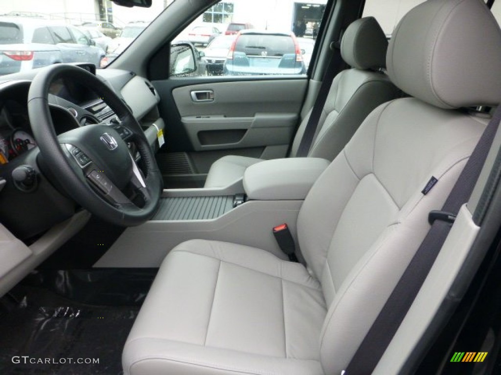 Gray Interior 2013 Honda Pilot EX-L 4WD Photo #71594454