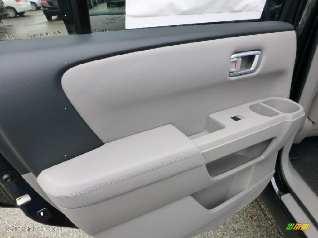 2013 Honda Pilot EX-L 4WD Gray Door Panel Photo #71594490