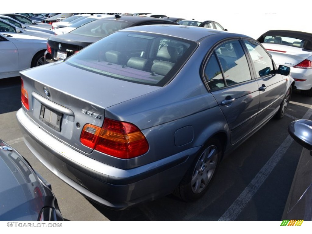 2005 3 Series 325i Sedan - Silver Grey Metallic / Black photo #3