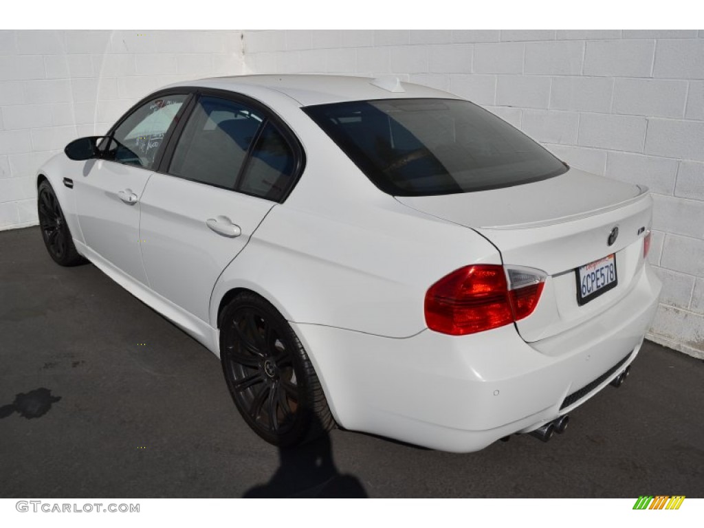2008 M3 Sedan - Alpine White / Black photo #6