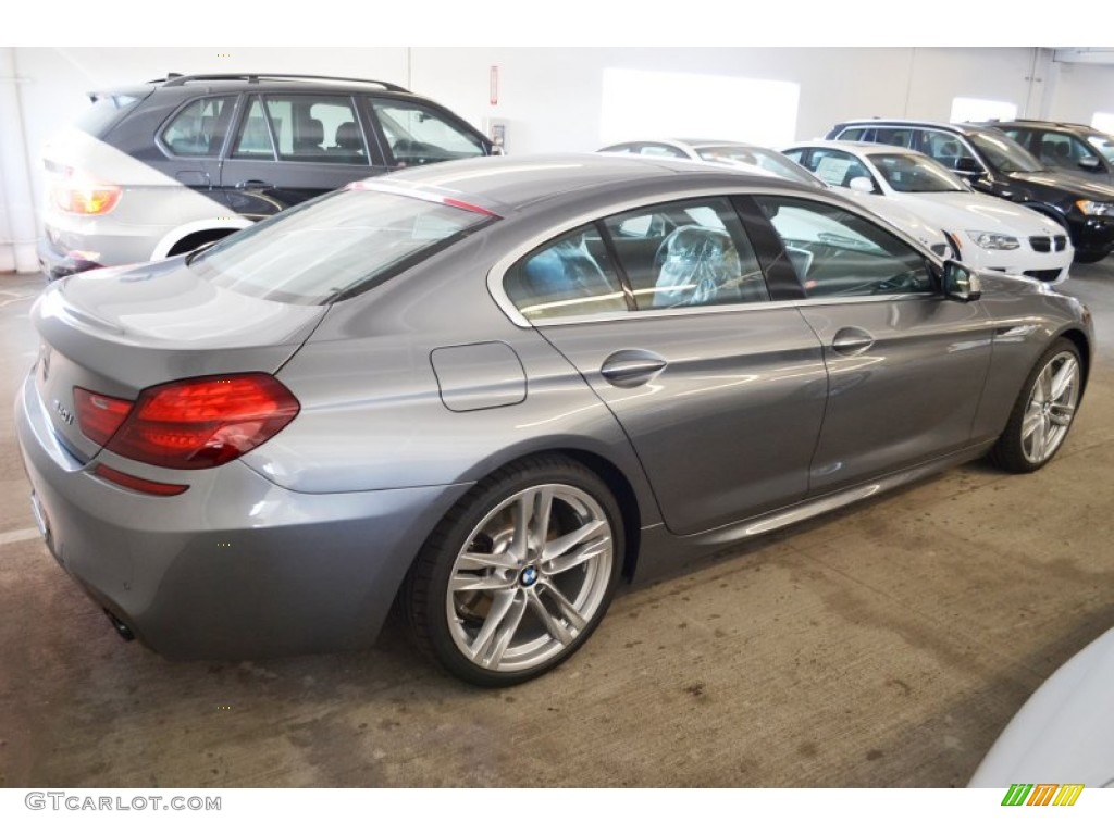 2013 6 Series 640i Gran Coupe - Space Gray Metallic / Black photo #3