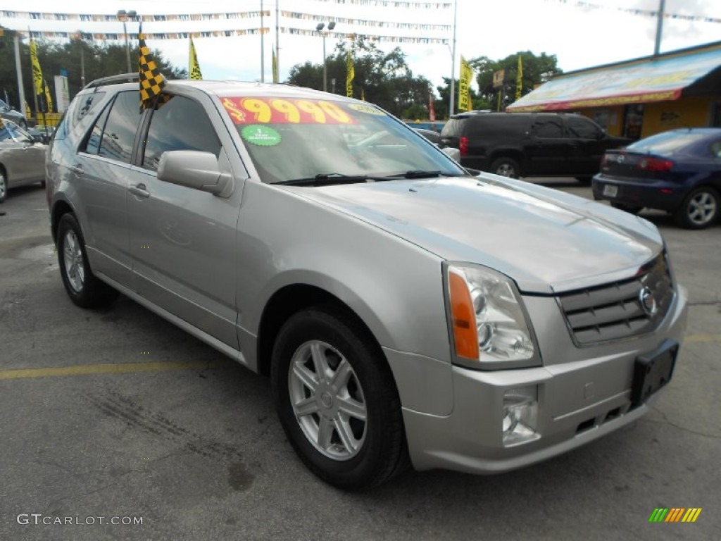 2004 SRX V6 - Light Platinum Metallic / Light Neutral photo #8