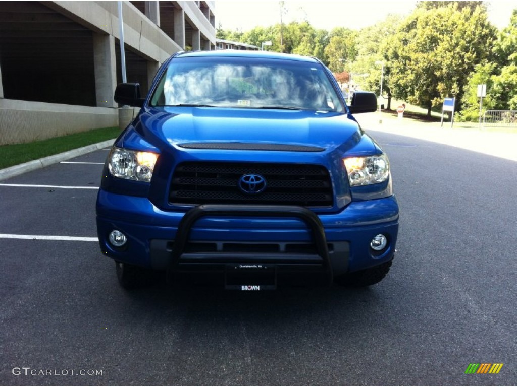 2007 Tundra SR5 Double Cab - Blue Streak Metallic / Graphite Gray photo #2