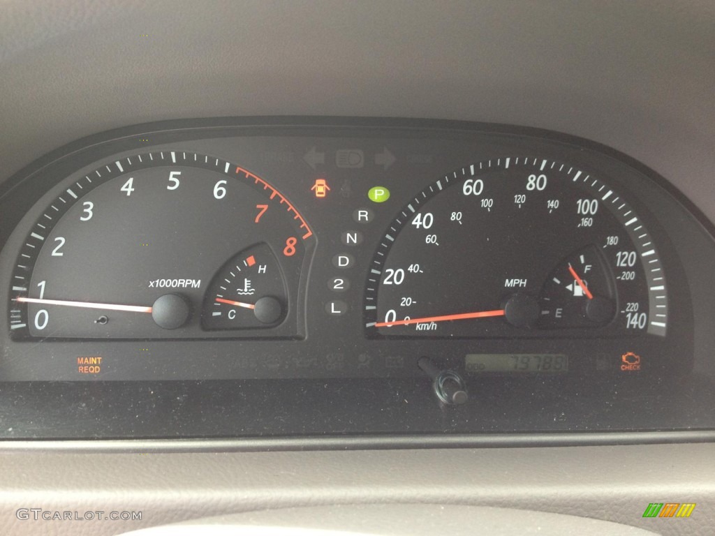 2004 Camry XLE - Black / Stone photo #7