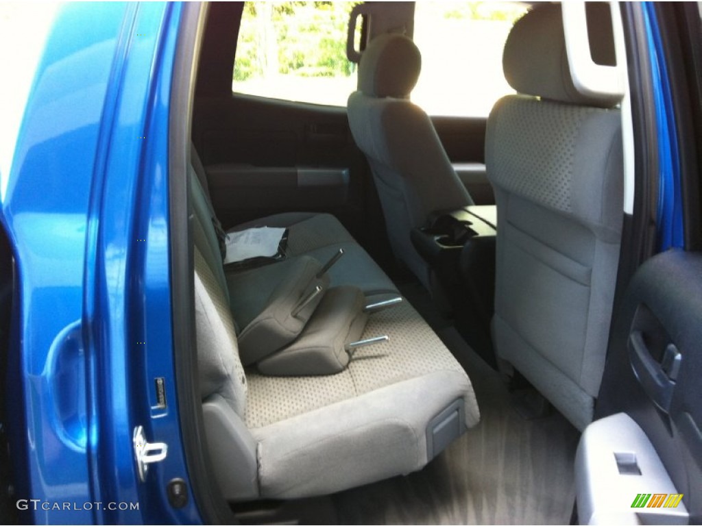 2007 Tundra SR5 Double Cab - Blue Streak Metallic / Graphite Gray photo #12