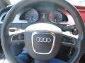 2011 Audi S5 Black/Tuscan Brown Silk Nappa Leather Interior Steering Wheel Photo