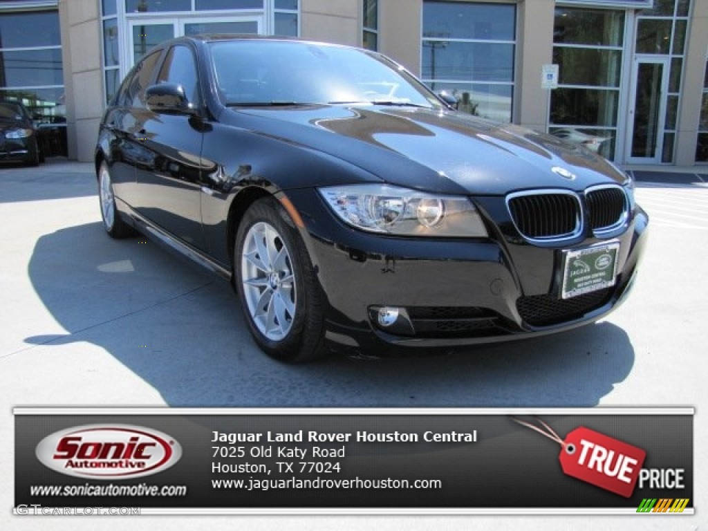 2010 3 Series 328i Sedan - Jet Black / Black photo #1
