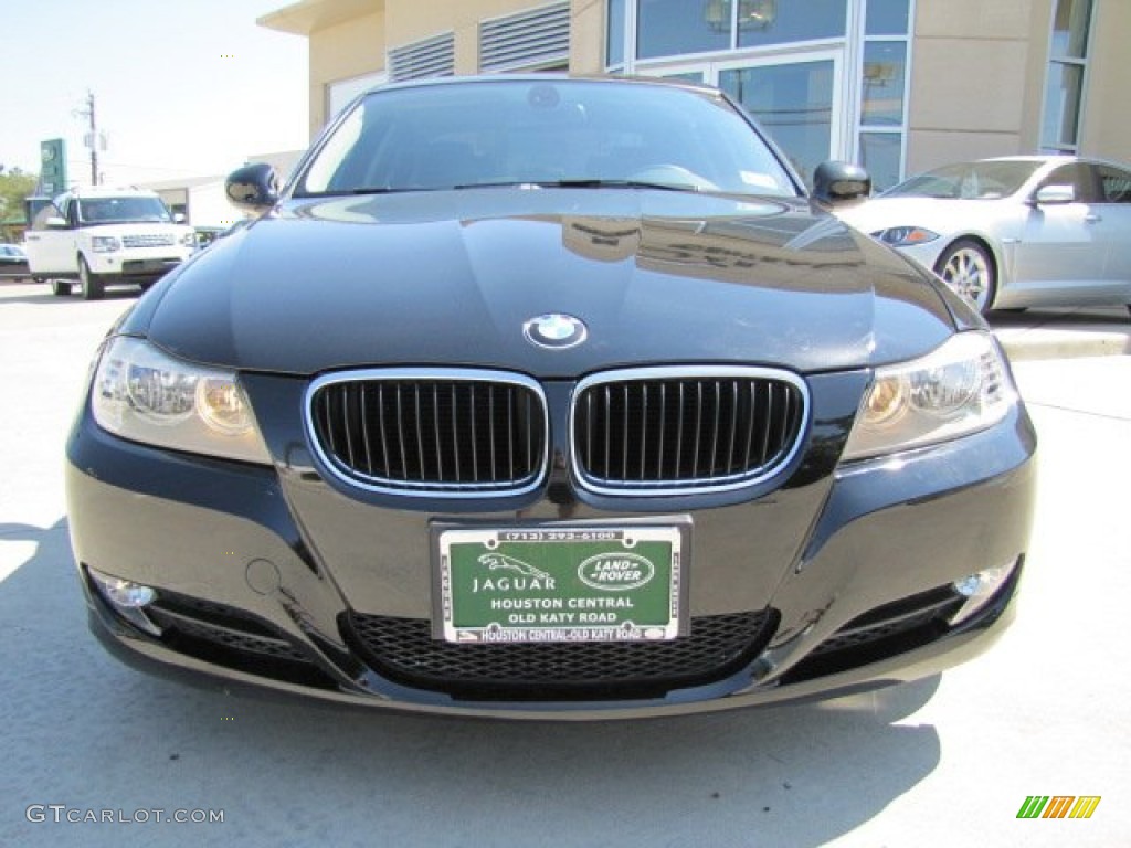 2010 3 Series 328i Sedan - Jet Black / Black photo #6