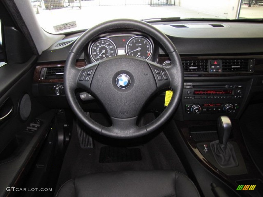 2010 3 Series 328i Sedan - Jet Black / Black photo #13