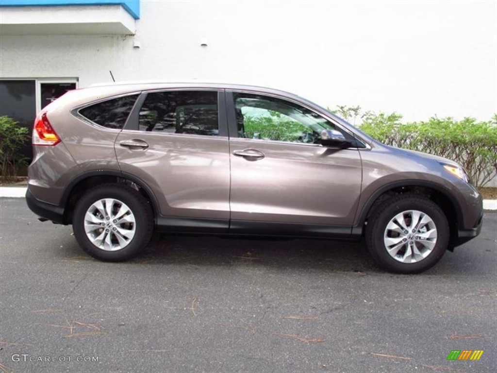 2013 CR-V EX-L - Urban Titanium Metallic / Black photo #2