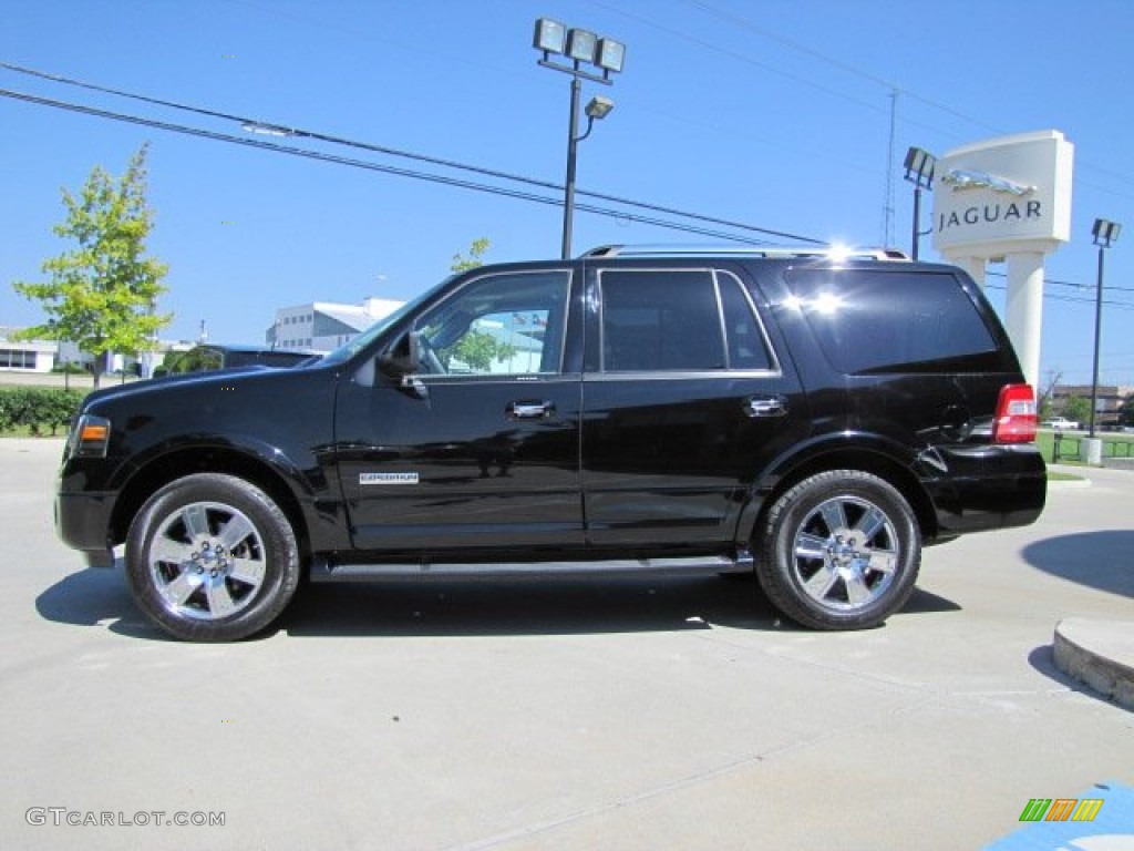 2007 Expedition Limited - Black / Stone photo #7