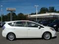 2012 Blizzard White Pearl Toyota Prius v Two Hybrid  photo #1