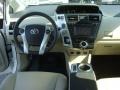 2012 Blizzard White Pearl Toyota Prius v Two Hybrid  photo #9