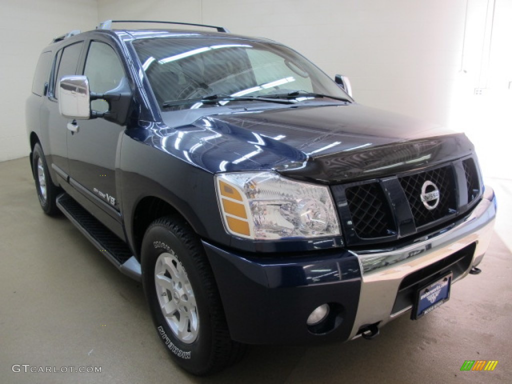 2006 Armada SE 4x4 - Majestic Blue / Graphite/Titanium photo #1