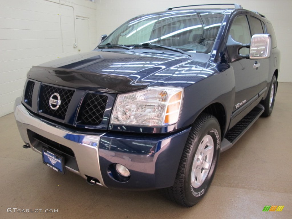 2006 Armada SE 4x4 - Majestic Blue / Graphite/Titanium photo #4