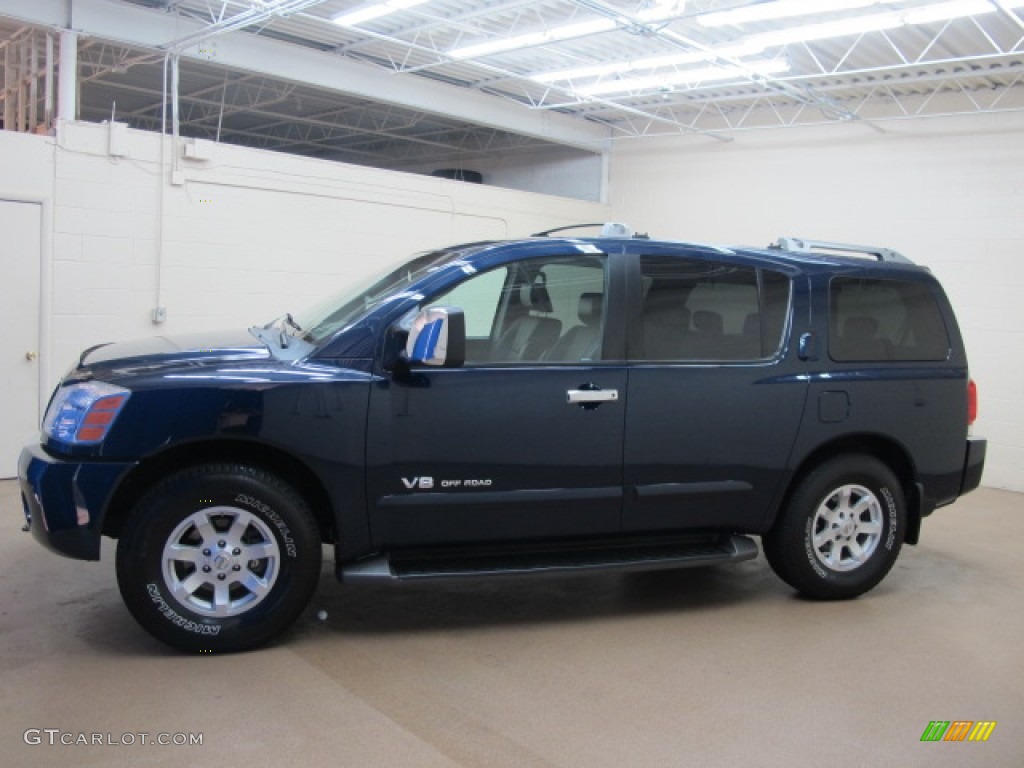 2006 Armada SE 4x4 - Majestic Blue / Graphite/Titanium photo #5