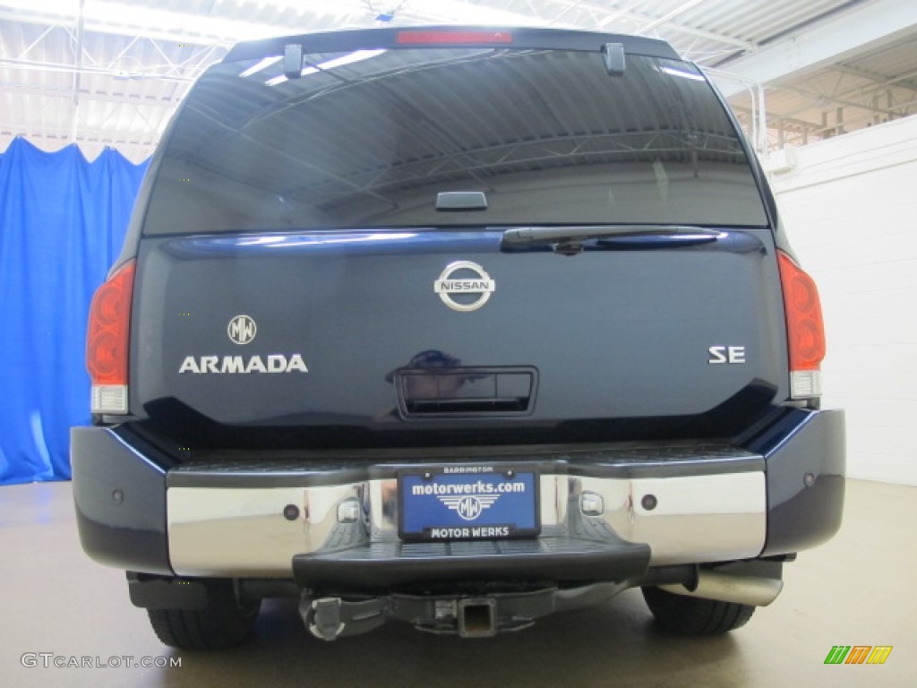 2006 Armada SE 4x4 - Majestic Blue / Graphite/Titanium photo #8