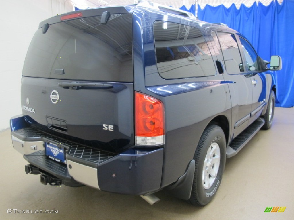 2006 Armada SE 4x4 - Majestic Blue / Graphite/Titanium photo #9