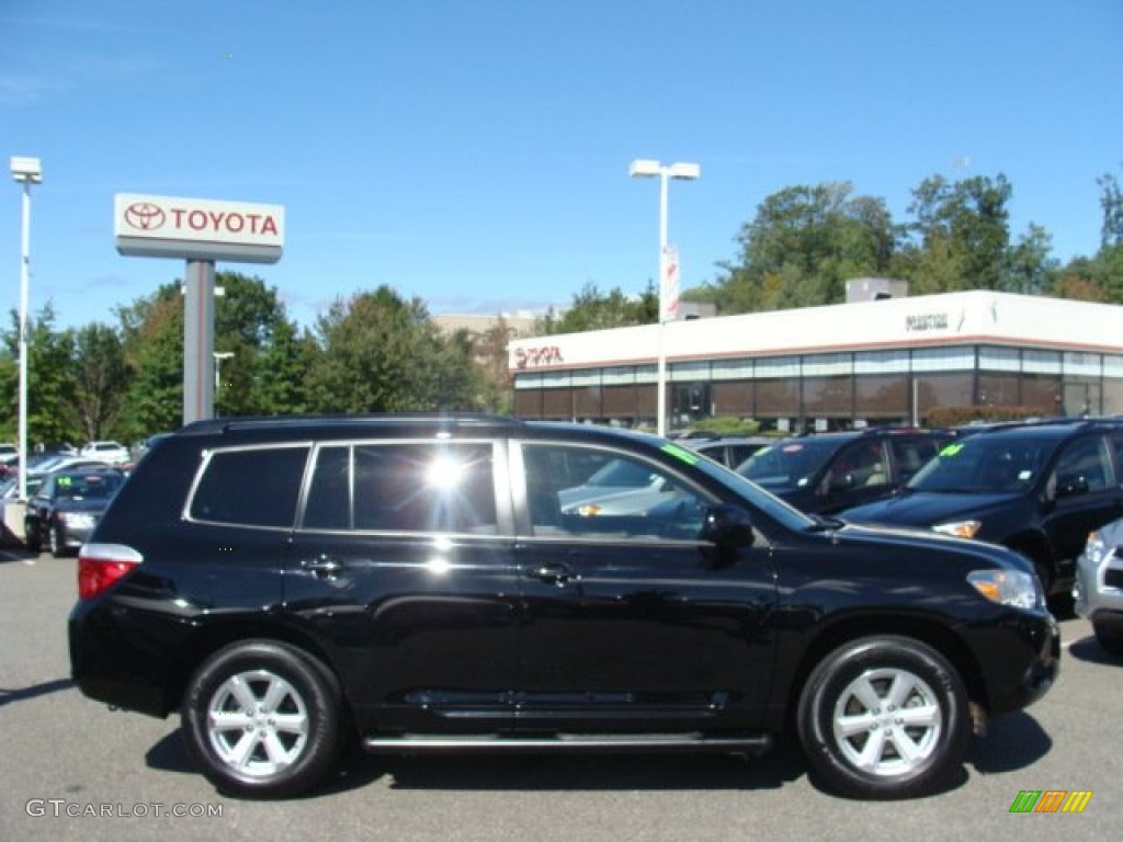 2009 Highlander V6 4WD - Black / Ash photo #1