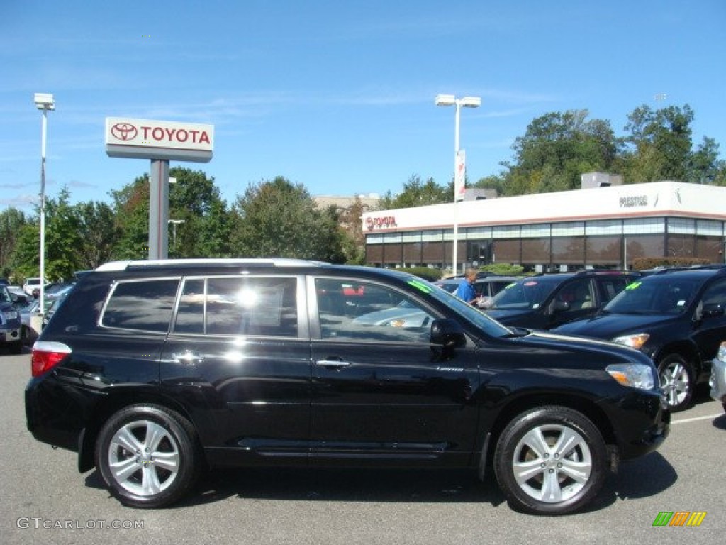 2009 Highlander Limited 4WD - Black / Ash photo #1