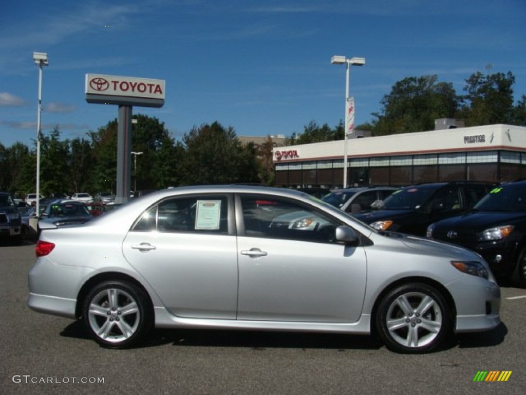 2009 Corolla XRS - Classic Silver Metallic / Dark Charcoal photo #1