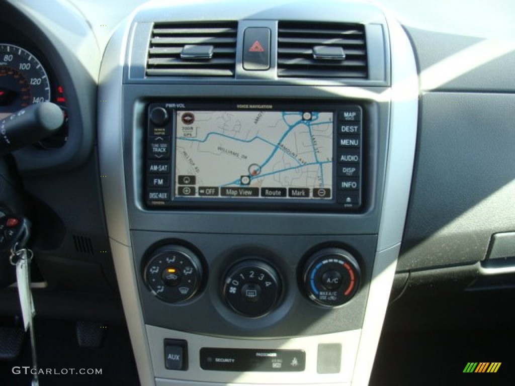 2009 Corolla XRS - Classic Silver Metallic / Dark Charcoal photo #11