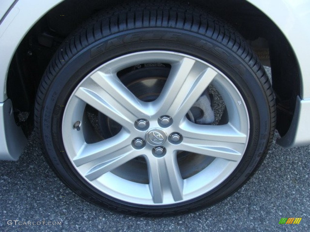 2009 Corolla XRS - Classic Silver Metallic / Dark Charcoal photo #14