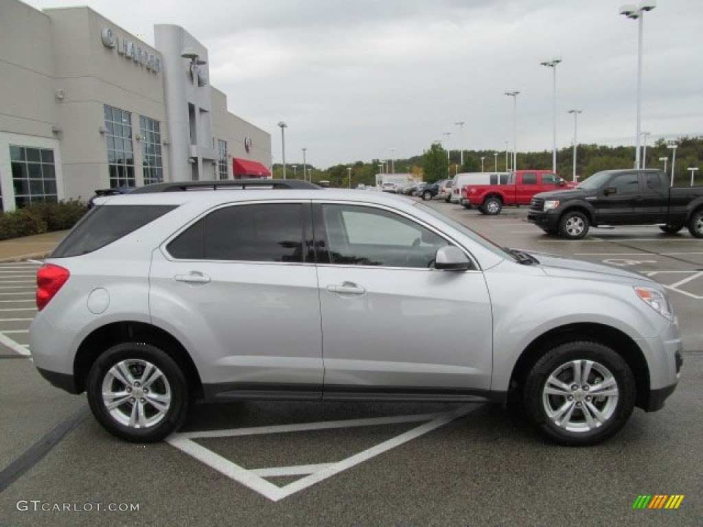 2010 Equinox LT AWD - Silver Ice Metallic / Jet Black photo #2