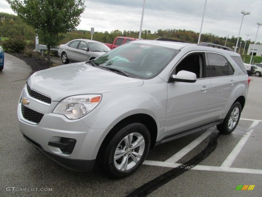2010 Equinox LT AWD - Silver Ice Metallic / Jet Black photo #5
