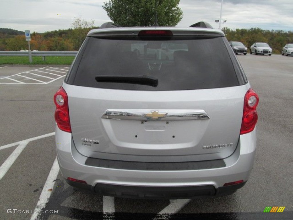 2010 Equinox LT AWD - Silver Ice Metallic / Jet Black photo #8