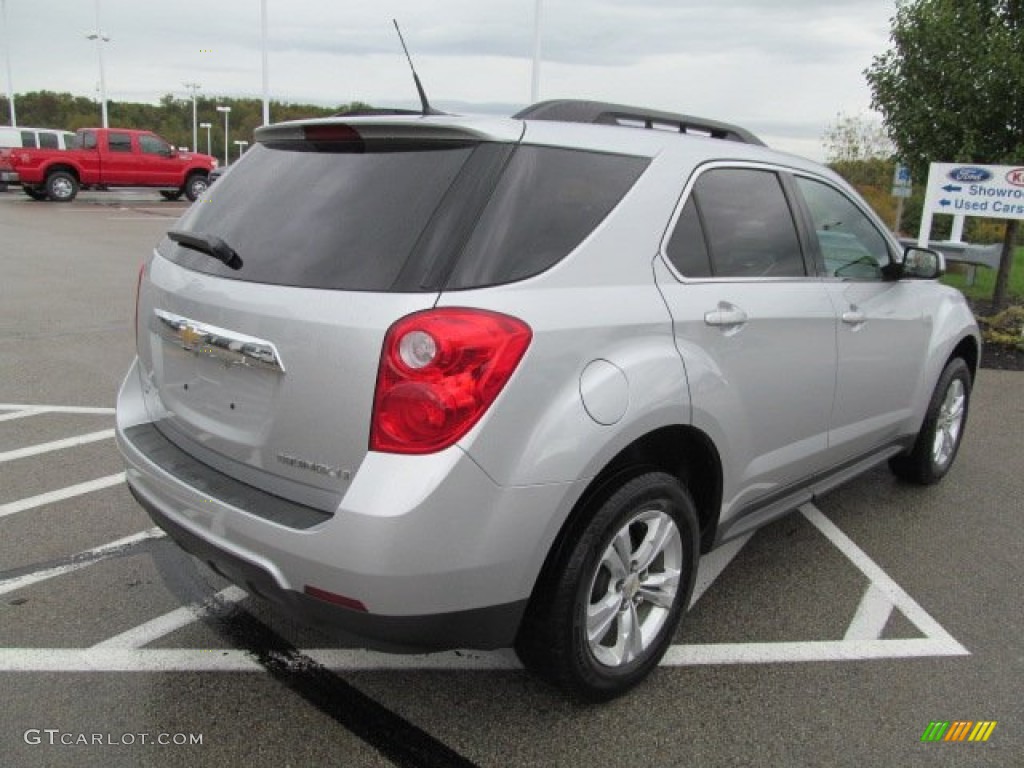 2010 Equinox LT AWD - Silver Ice Metallic / Jet Black photo #9
