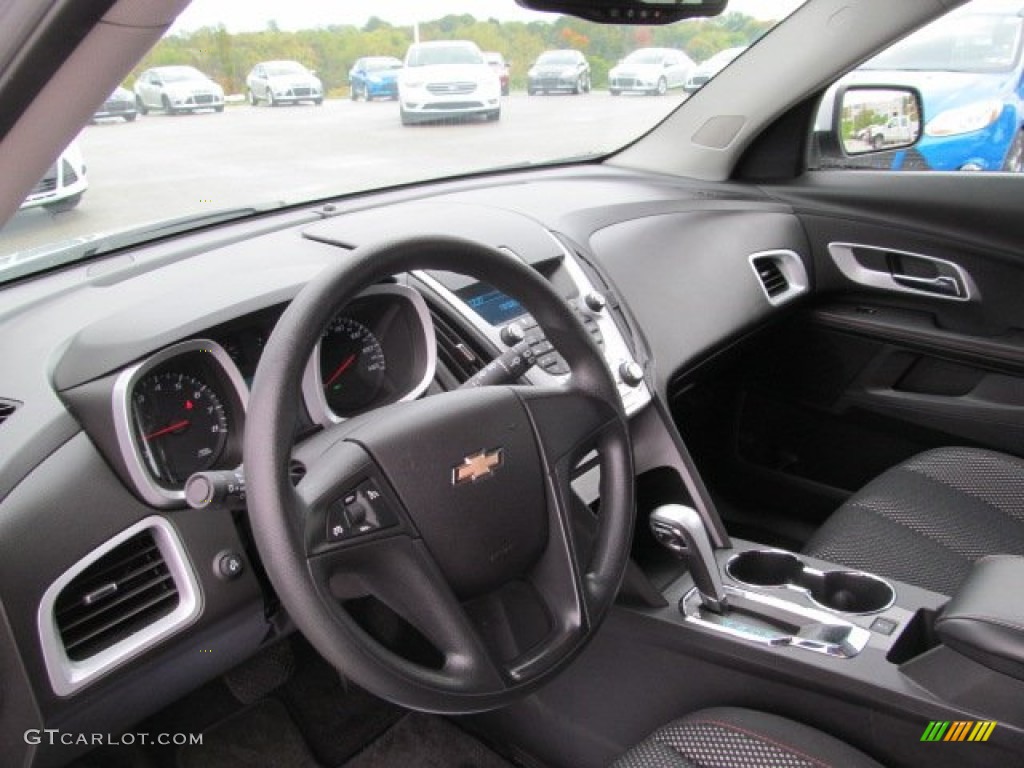 2010 Equinox LT AWD - Silver Ice Metallic / Jet Black photo #14