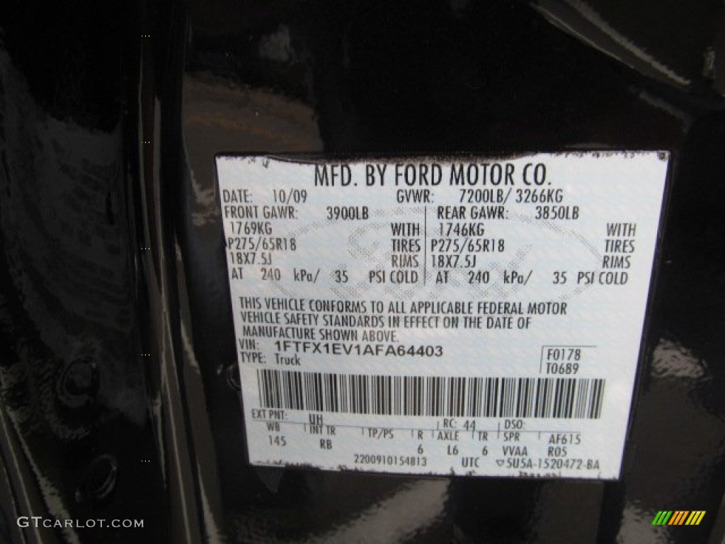 2010 Ford F150 FX4 SuperCab 4x4  Photo #71601037
