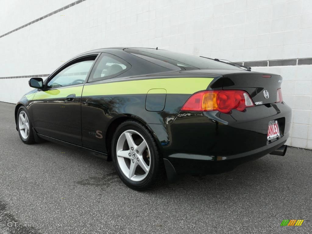 2002 RSX Type S Sports Coupe - Custom Dark Green Metallic / Titanium photo #2
