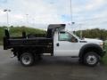 Oxford White 2012 Ford F550 Super Duty XL Regular Cab 4x4 Dump Truck Exterior