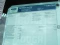 2012 Ford F550 Super Duty XL Regular Cab 4x4 Dump Truck Window Sticker