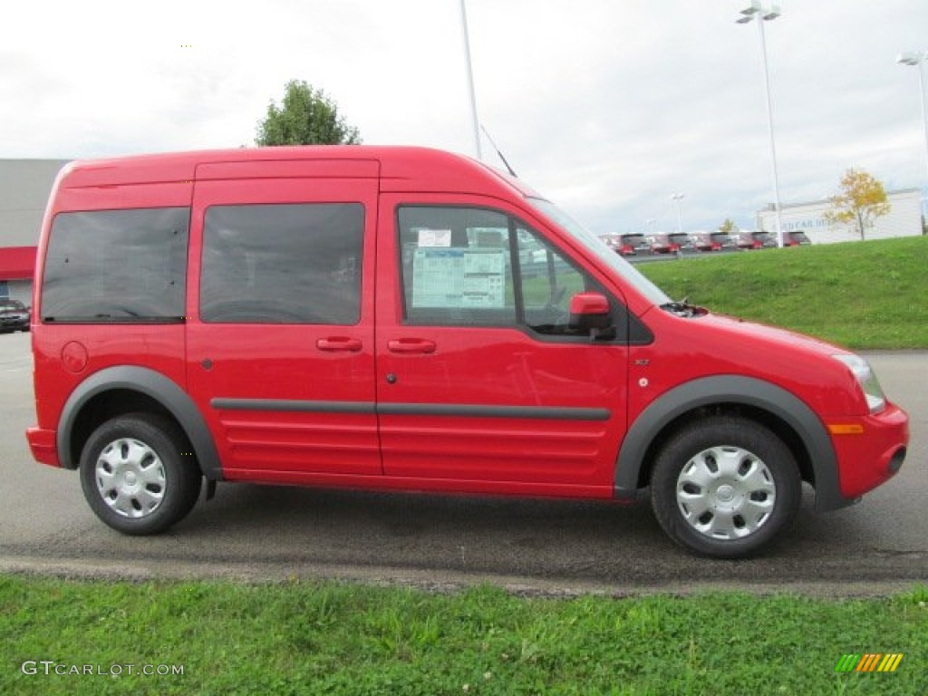 Torch Red 2012 Ford Transit Connect XLT Premium Wagon Exterior Photo #71601933